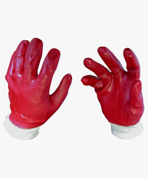 Перчатки Гранат МБС полный облив ПВХ манжет резинка