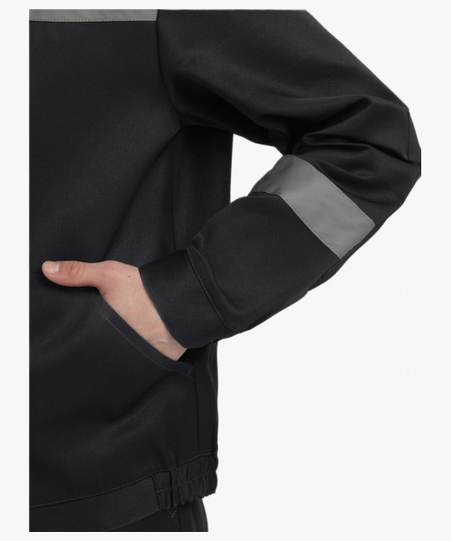 Костюм Лигор-2 СОП (тк.Смесовая,210) п/к, черный/красный