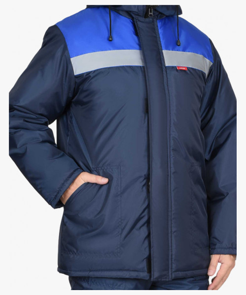 Костюм СИРИУС-РОСТ-НОРД куртка, п/к, т-синий с васильковым