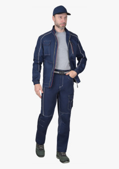 Костюм мужской СИРИУС-АЛЕКС куртка, брюки, синий