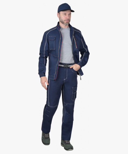 Костюм мужской СИРИУС-АЛЕКС куртка, брюки, синий