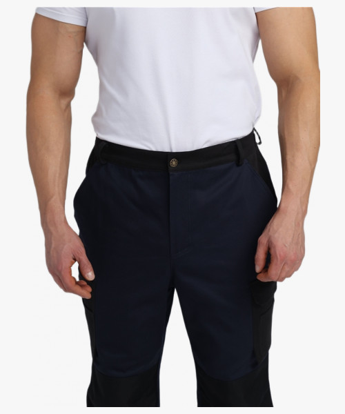 Брюки Милан NEW CH МВО (тк.Смесовая,270), т.синий/черный