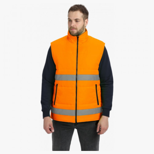 Жилет утепленный сигнальный Ярксион СОП (тк.OxLine,90), оранжевый