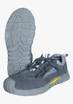 Полуботинки УНИВЕРСАЛ НИТРО, замша (серые), Нитрил