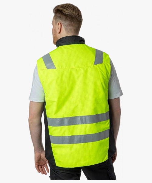 Жилет утеплённый мультизащитный Brodeks MW18-05, цвет жёлтый, чёрный