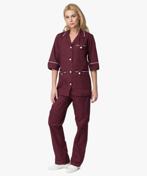 Костюм женский Диана (тк.ТиСи), бордовый