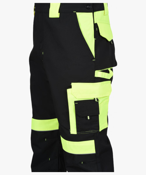 Полукомбинезон СИРИУС-ОНИКС черный с лимонным