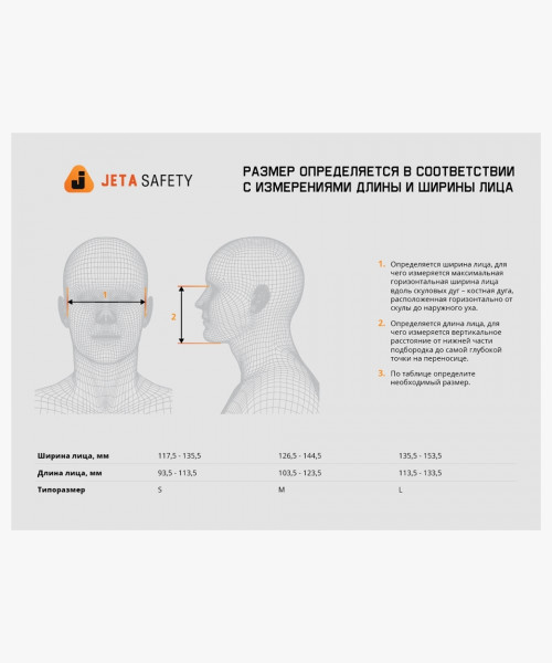 Комплект для защиты дыхания Jeta Safety J-SET 6500
