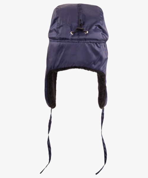 Шапка-ушанка СИРИУС-ЛЮКС синяя (тк. Оксфорд)