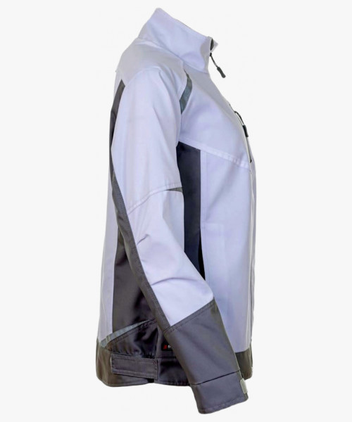 Куртка рабочая женская Brodeks KS228, цвет белый, серый