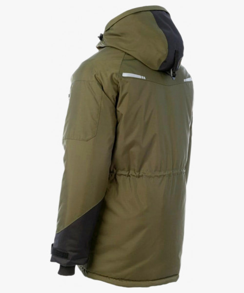 Куртка-парка зимняя мужская Brodeks KW215, цвет хаки