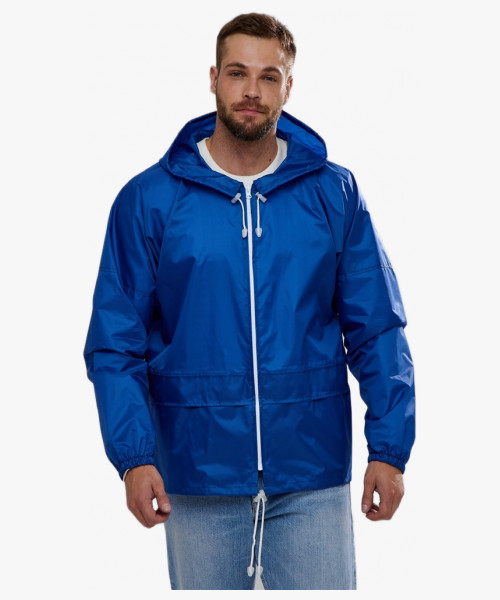 Куртка-дождевик Лидер (Таффета/Оксфорд, 240), синий