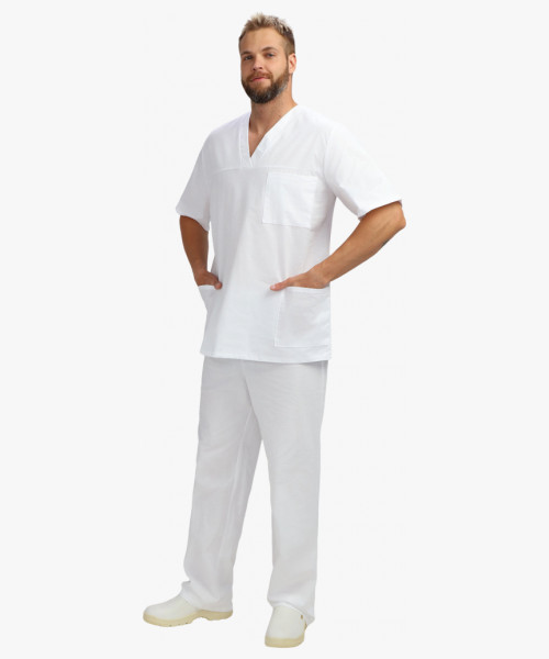 Костюм хирурга (тк.Бязь,145), белый