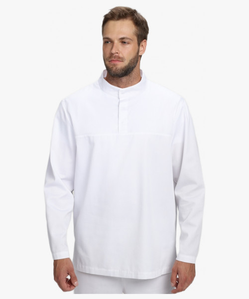 Костюм мужской ХАССП-Стандарт NEW (тк.Смесовая,160), белый