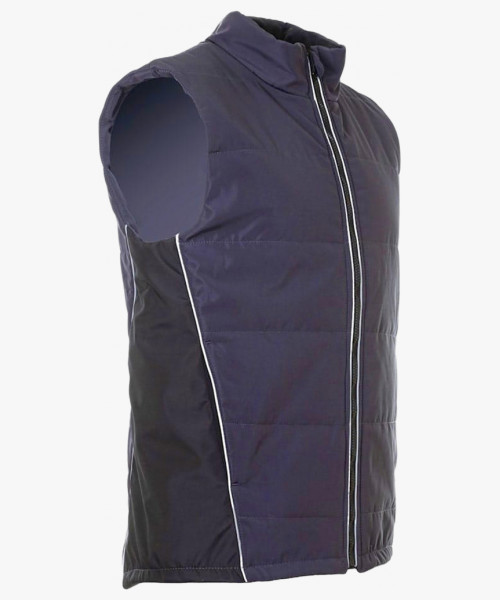 Жилет утеплённый Brodeks KW101, цвет серый, чёрный