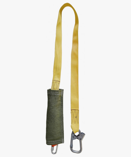 Строп аА+Кс (лента) с амортизатором огнеупорный 1 монт.+1 соед.кар. 1,5м