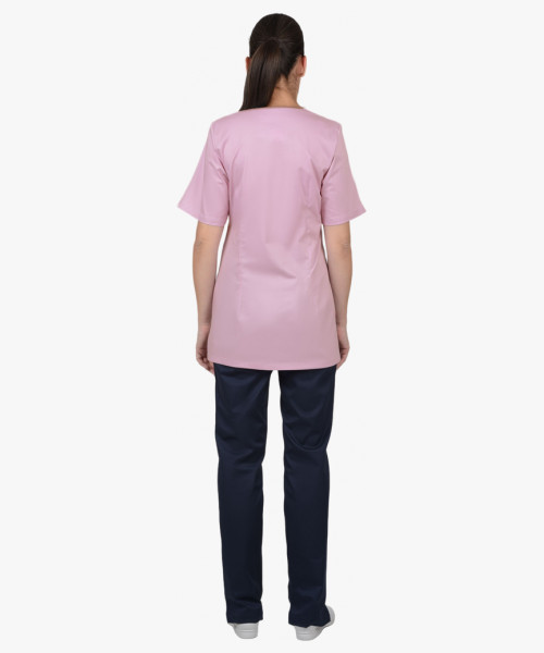 Костюм СИРИУС-ВАЛЕРИЯ женский розовый с темно-синим