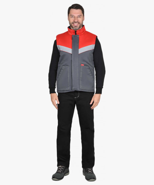 Жилет мужской СИРИУС-НАВИГАТОР серый