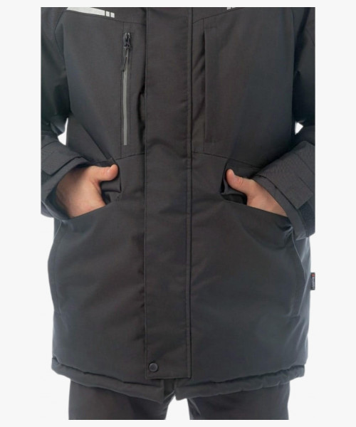 Куртка-парка зимняя мужская Brodeks KW215, цвет чёрный