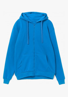 Толстовка на молнии с капюшоном Siverga Heavy 2.0, бирюзовый