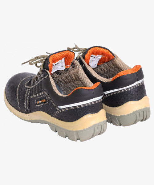 Полуботинки УНИВЕРСАЛ/Ю, кожа (черные), ПУ-ПУ