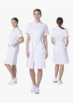 Халат женский Сансара-005 (тк.Смесовая,160) MedLine, белый