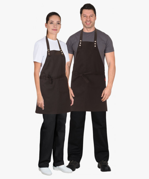 Фартук СИРИУС-БАРИСТА коричневый