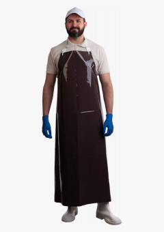 Фартук ЛАРИПОЛ полиуретановый уплотненный (90х130) коричневый (ФАР013)