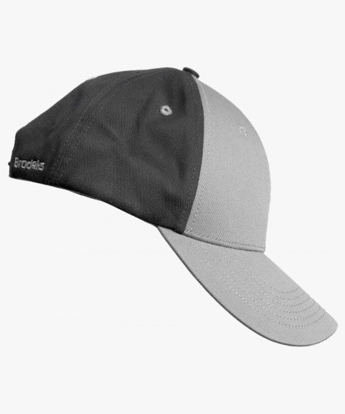 Бейсболка Brodeks KM130, цвет серый, чёрный