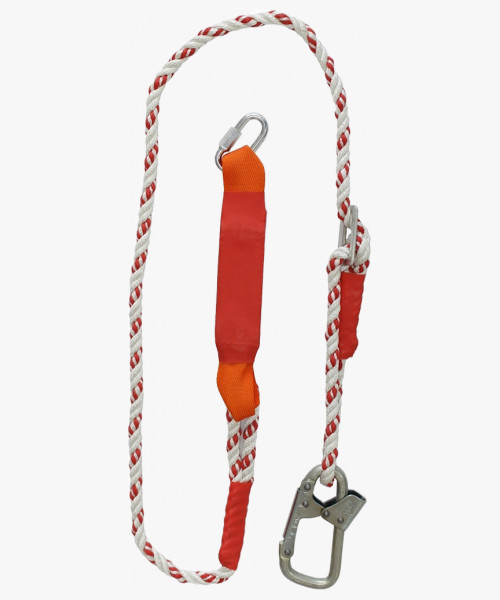 Строп аВрег+Кс (канат) регулируемый с амортизатором 1 монт.кар.+1 соед.кар. 1,5м