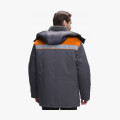 Куртка зимняя для бригадира NEW (тк.Смесовая,210), т.серый/оранжевый