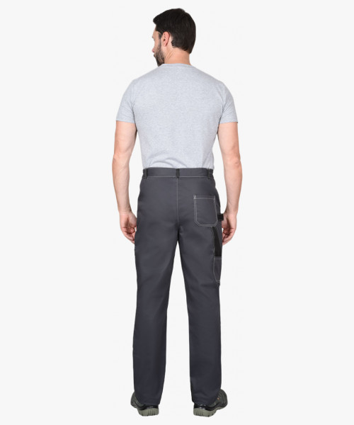 Брюки СИРИУС-ФАВОРИТ-МЕГА серый с черным