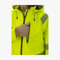 Куртка-парка сигнальная летняя Brodeks KS223, цвет жёлтый