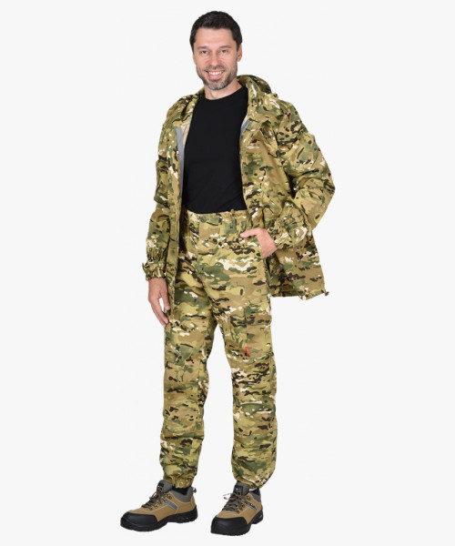 Костюм СИРИУС-ГОРКА куртка, брюки, помочи, КМФ Мультикам