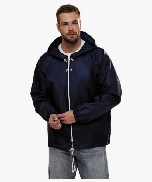 Куртка-дождевик Лидер (Таффета/Оксфорд, 240), т.синий