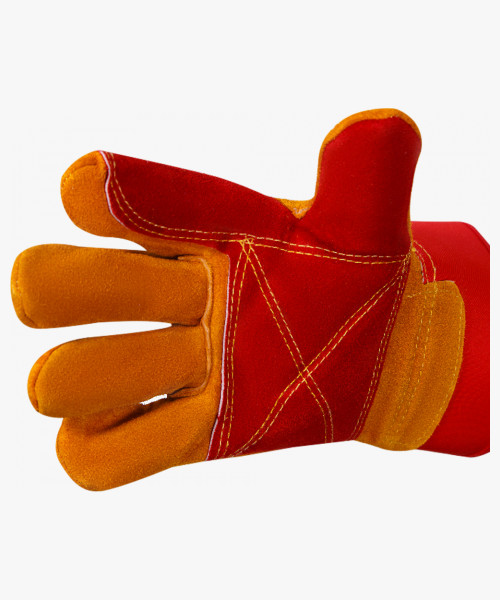 Docker Lux Перчатки комбинированные из спилка c усиленной ладонью