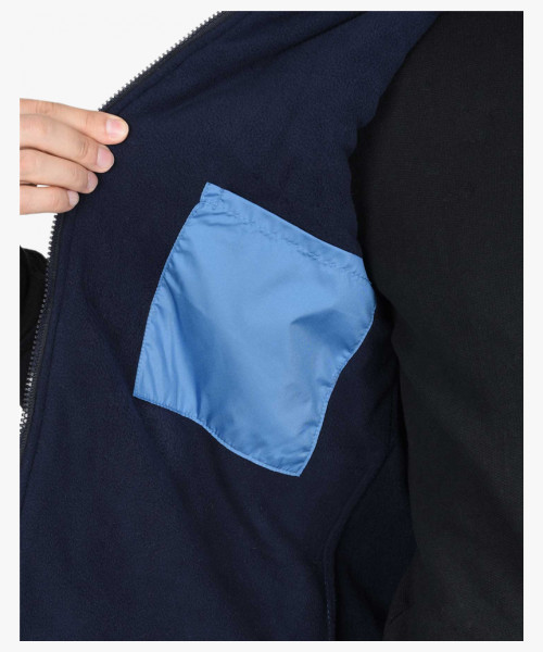 Жилет СИРИУС-ЕВРОПА удлиненный (на подкладке флис) темно-голубой