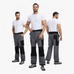 Брюки Милан CH (тк.Смесовая,260), т.серый/черный