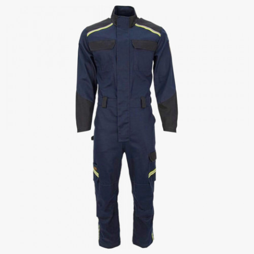 Комбинезон сварщика 1 класса Brodeks FS58-01, цвет тёмно-синий, чёрный
