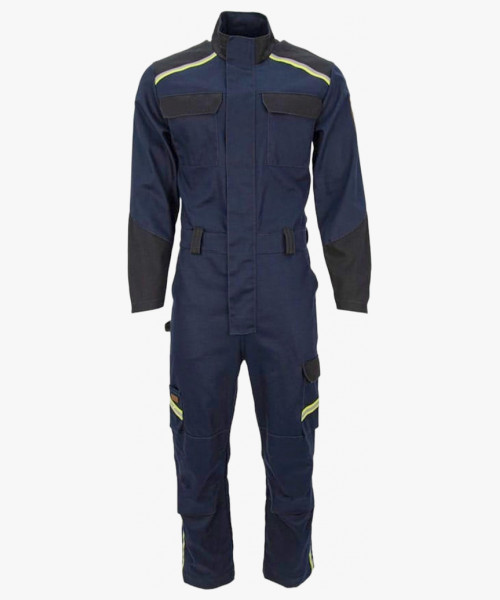 Комбинезон сварщика 1 класса Brodeks FS58-01, цвет тёмно-синий, чёрный