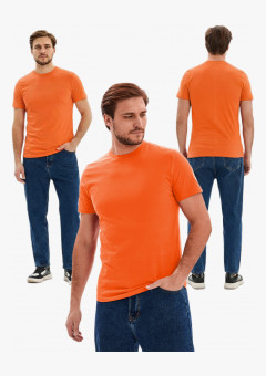 Футболка ProfLineBase (тк.Трикотаж,160), оранжевый/2