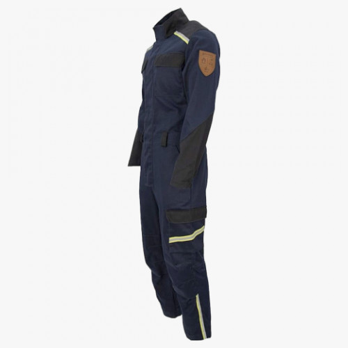 Комбинезон сварщика 1 класса Brodeks FS58-01, цвет тёмно-синий, чёрный