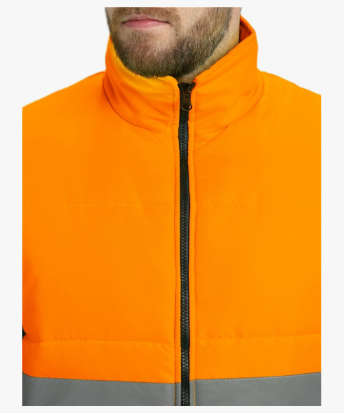 Жилет утепленный сигнальный Ярксион СОП (тк.OxLine,90), оранжевый