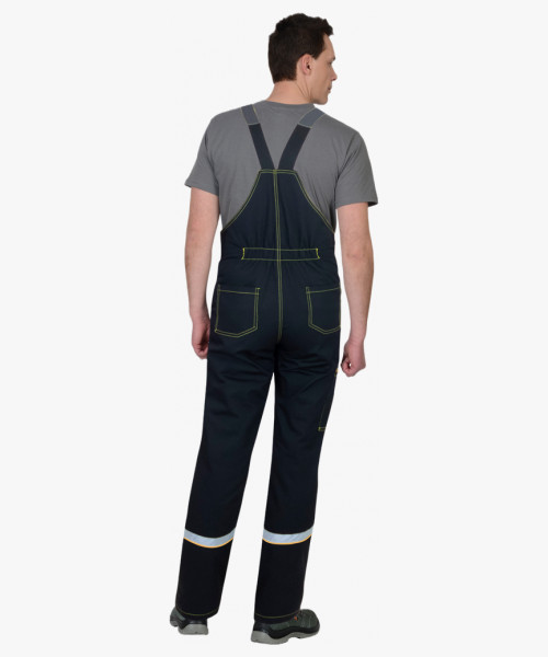 Полукомбинезон СИРИУС-РОДОС черный с темно-серым