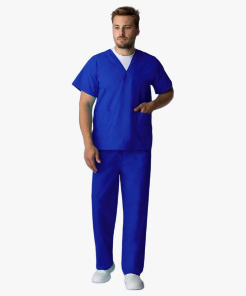 Костюм хирурга (тк.ТиСи), васильковый