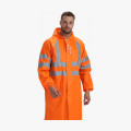 Плащ влагозащитный сигнальный ProfLineSpecialist СОП (ПВХ,210), оранжевый