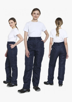 Брюки зимние женские Сакрин (тк.Таслан), т.синий