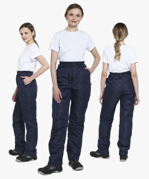 Брюки зимние женские Сакрин (тк.Таслан), т.синий