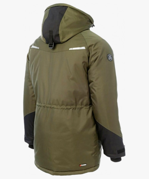 Куртка-парка зимняя мужская Brodeks KW215, цвет хаки