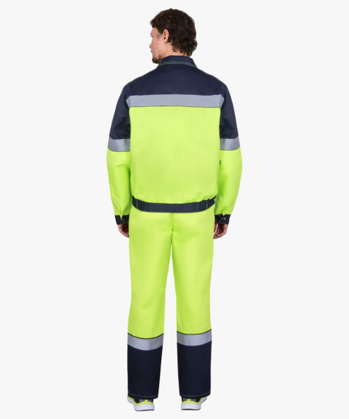 Костюм СИРИУС-ЛЕГИОНЕР куртка, п/к, лимонный с темно-синим и СОП